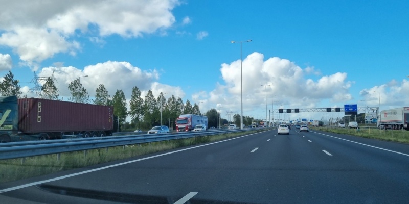 Foto snelweg ter illustratie