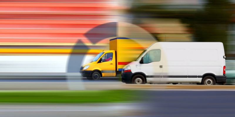 illustratieve afbeelding van bestelbus
