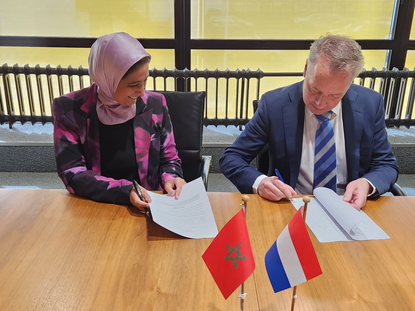Overleg Nederland-Marokko ondertekening
